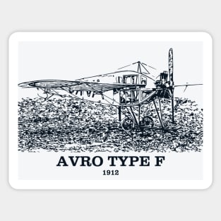 Avro Type F 1912 Aircraft Sticker